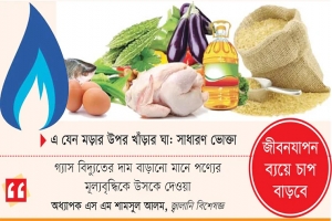 গ্যাসের দামবৃদ্ধিতে আরও অস্থির হতে পারে বাজার