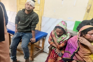 মাধবপুরে জমি নিয়ে সংঘর্ষ আহত ও বাড়িঘর লুটপাট
