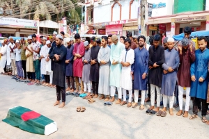 হবিগঞ্জে আছিয়ার কফিন নিয়ে মিছিল, গায়েবানা জানাযা
