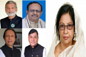 সুনামগঞ্জে চারটিতে নৌকা, একটিতে স্বতন্ত্র