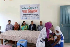 জৈন্তাপুরে এইচপিভি টিকাদান কর্মসূচির উদ্বোধন