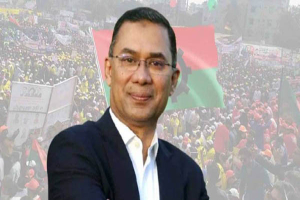 তারেক রহমানের স্বদেশ প্রত্যাবর্তনে সিলেটবাসীর ব্যানারে আনন্দ র‌্যালি
