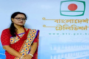 মধ্যনগরের  প্রীতি সাহা বিটিভি'র রবীন্দ্র সঙ্গীত শিল্পী 