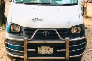 নবীগঞ্জে মাইক্রোবাস চাপায় এক নারীর মৃত্যু