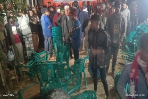 ফেঞ্চুগঞ্জে ডা. দুলালের নির্বাচনী সভায় হামলা (ভিডিও)