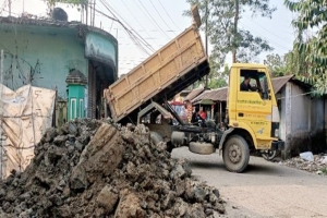 দেখার হাওরে অবাধে চলছে মাটি বিক্রি