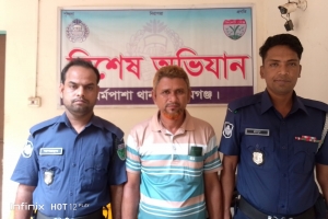 ধর্মপাশায় ইউনিয়ন আওয়ামী লীগ নেতা গ্রেপ্তার