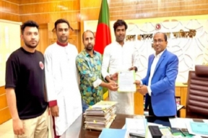 হবিগঞ্জ মেডিকেল কলেজ বন্ধের ‘ষড়যন্ত্রের’ প্রতিবাদে ছাত্রদলের স্মারকলিপি
