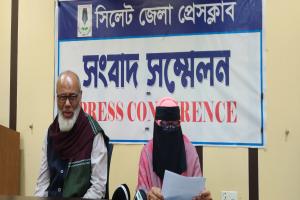 সিলেটে দখলবাজ ভাইয়ের নির্যাতন-হুমকিতে আতঙ্কে রোকসানার পরিবার