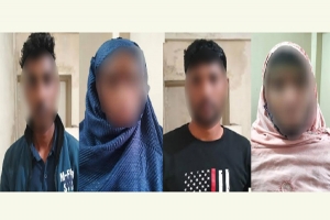 আম্বরখানায় পুলিশের অভিযানে ৪ নারী-পুরুষ গ্রেফতার