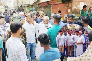 নগরীর সড়ক ও ফুটপাত দখলমুক্ত অভিযানে সাবেক মেয়র আরিফ