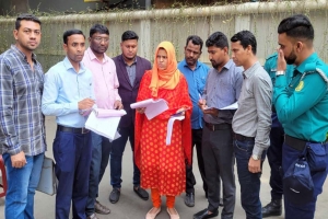 পানির অবৈধ সংযোগের বিরুদ্ধে সিসিকের অভিযান
