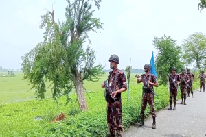 সিলেট সীমান্তে জ্বালানী তেল পাচাররোধে নজরদারিতে বিজিবি