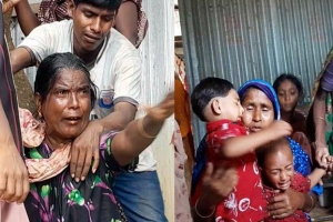 চার জনের মৃত্যুর শোকে স্তব্ধ আগুয়া গ্রাম