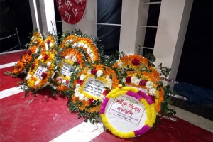 মধ্যনগরে মাতৃভাষা দিবসের প্রথম প্রহরে শ্রদ্ধা নিবেদন