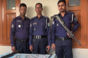হবিগঞ্জ থেকে বন্দুক ও গুলি উদ্ধার