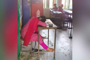 কমলগঞ্জে ক্লাস চলাকালে শিক্ষিকার ঘুমানোর অভিযোগ, তদন্তের আশ্বাস