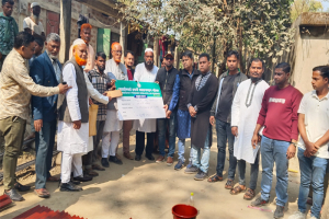 প্রবাসী সমাজ কল্যাণ পরিষদের নবগঠিত কেন্দ্রীয় আহবায়ক কমিটির উদ্যোগে আর্থিক সহায়তা প্রদান