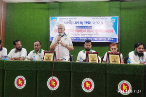 মাধবপুরে জাতীয় মৎস্য পক্ষ ২০২৬ উদ্বোধন, পোনা অবমুক্ত ও পুরস্কার বিতরণ