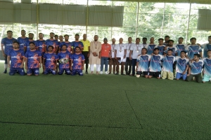 সুনামগঞ্জের ঐতিহ্য আর সিলেটের চা-বাগানের সবুজে নবীন চন্দ্র উচ্চ বিদ্যালয়ের সাবেক শিক্ষার্থীদের ফুটবল উৎসব
