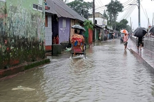 চেরাপুঞ্জিতে বৃষ্টি, ফের সুনামগঞ্জে বন্যার শঙ্কা