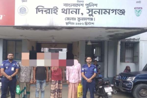 দিরাইয়ে ৯৬ পিস ইয়াবাসহ গ্রেপ্তার ৪
