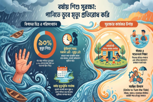 বর্ষা মানেই পানিতে ডুবে শিশুর মৃত্যুর আশঙ্কা বৃদ্ধি