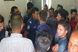 সুনামগঞ্জে গৃহকর্মীর ঝুলন্ত লা শ উদ্ধার