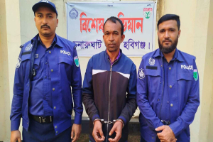 চুনারুঘাটে চোরাই গরু উদ্ধারসহ গ্রেফতার ১