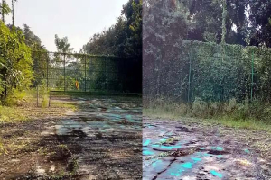 শাবিতে ‘পরিত্যক্ত’ অর্ধকোটি টাকার টেনিস কোর্ট