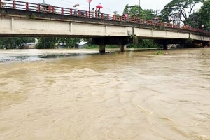 মৌলভীবাজারে বিপৎসীমার ওপরে দুই নদীর পানি