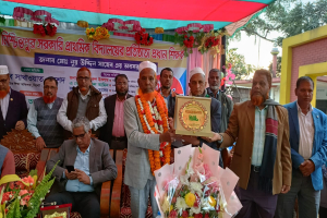 শিক্ষার আলো ছড়িয়ে অবসরে গেলেন প্রবীণ শিক্ষক মো. নুর উদ্দিন