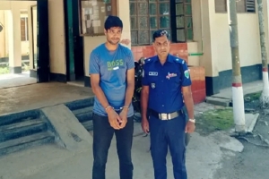 ধর্মপাশায় স্বেচ্ছাসেবক লীগ নেতা গ্রেপ্তার