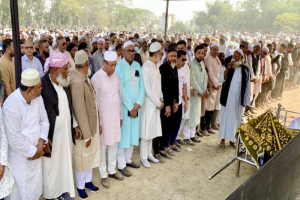 বিশ্বনাথ উপজেলা সাবেক চেয়ারম্যান সুহেল চৌধুরীর জানাজা সম্পন্ন
