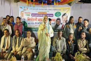 ইলিয়াসের দুর্গে 'ধানের শীষের জোয়ার' তুলেছেন লুনা