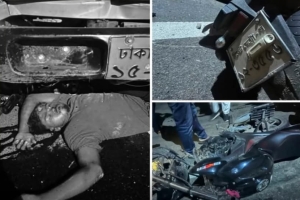 মালনীছড়ায় ট্রাক-মোটরসাইকেল-সিএনজির ত্রিমুখী সংঘর্ষে যুবক নিহত, আহত ২