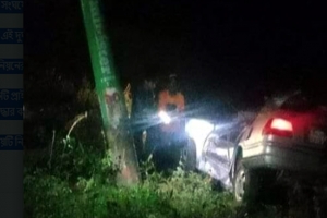জৈন্তাপুরে পিকআপ-প্রাইভেট কারের সংঘর্ষ, নিহত ১