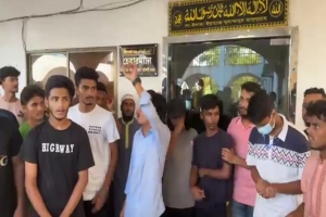জুড়ীতে চেয়ারম্যানের পদত্যাগ দাবিতে ছাত্র বিক্ষোভ