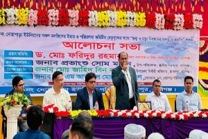 মাধবপুরে ৩৭টি মসজিদে ইফতার অনুদান বিতরণ