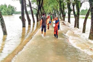 সিলেটে আবারও ভয়াবহ বন্যার আশঙ্কা